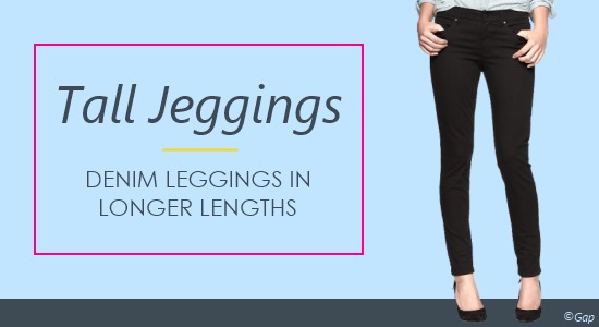 Buy Jersey Denim Leggings from Next