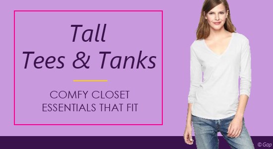 Women's Tall Tees & Tanks