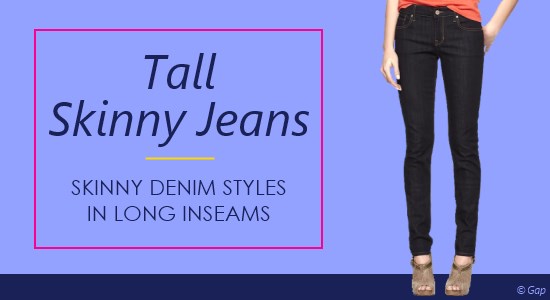 long skinny jeans womens