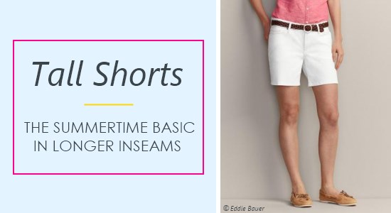 tall denim shorts womens